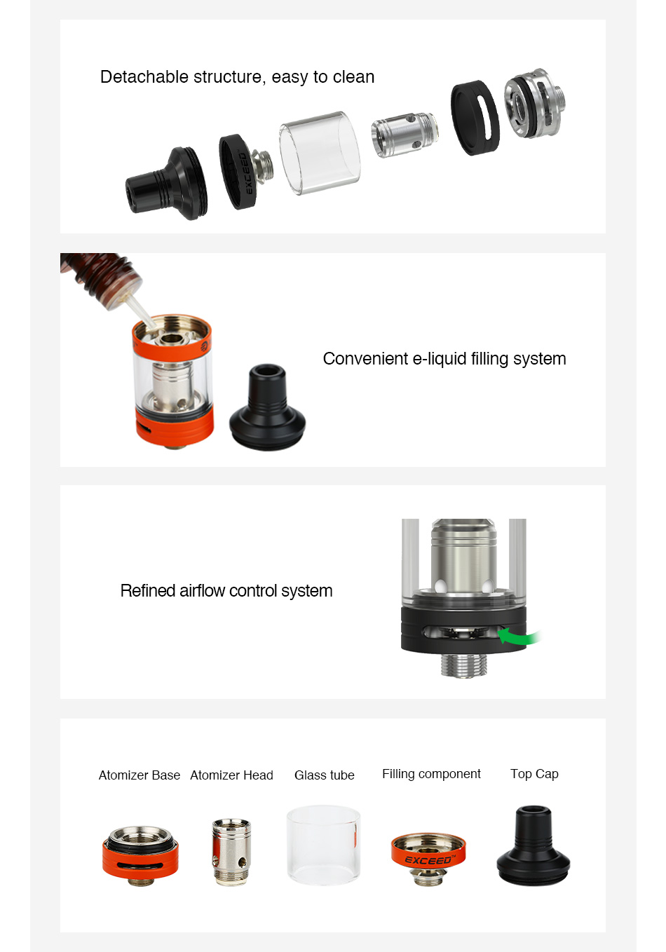 Joyetech Exceed D19 пулверизатор 2ml