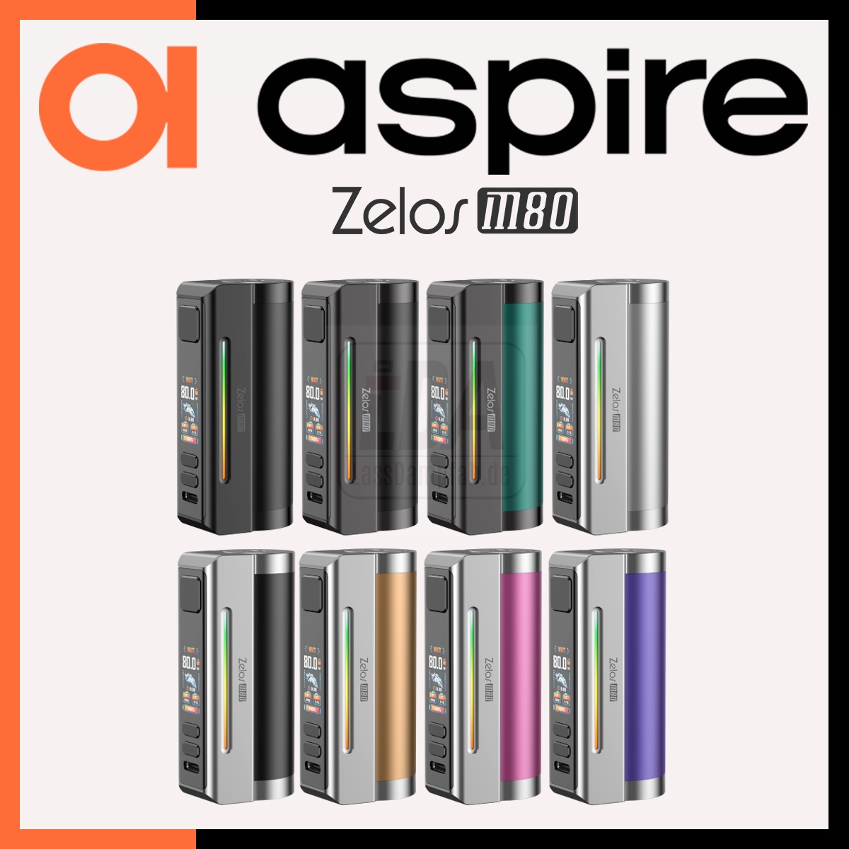 Aspire Zelos M80 Mod 2600mAh